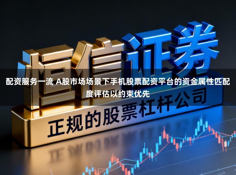 配资服务一流 A股市场场景下手机股票配资平台的资金属性匹配度评估以约束优先